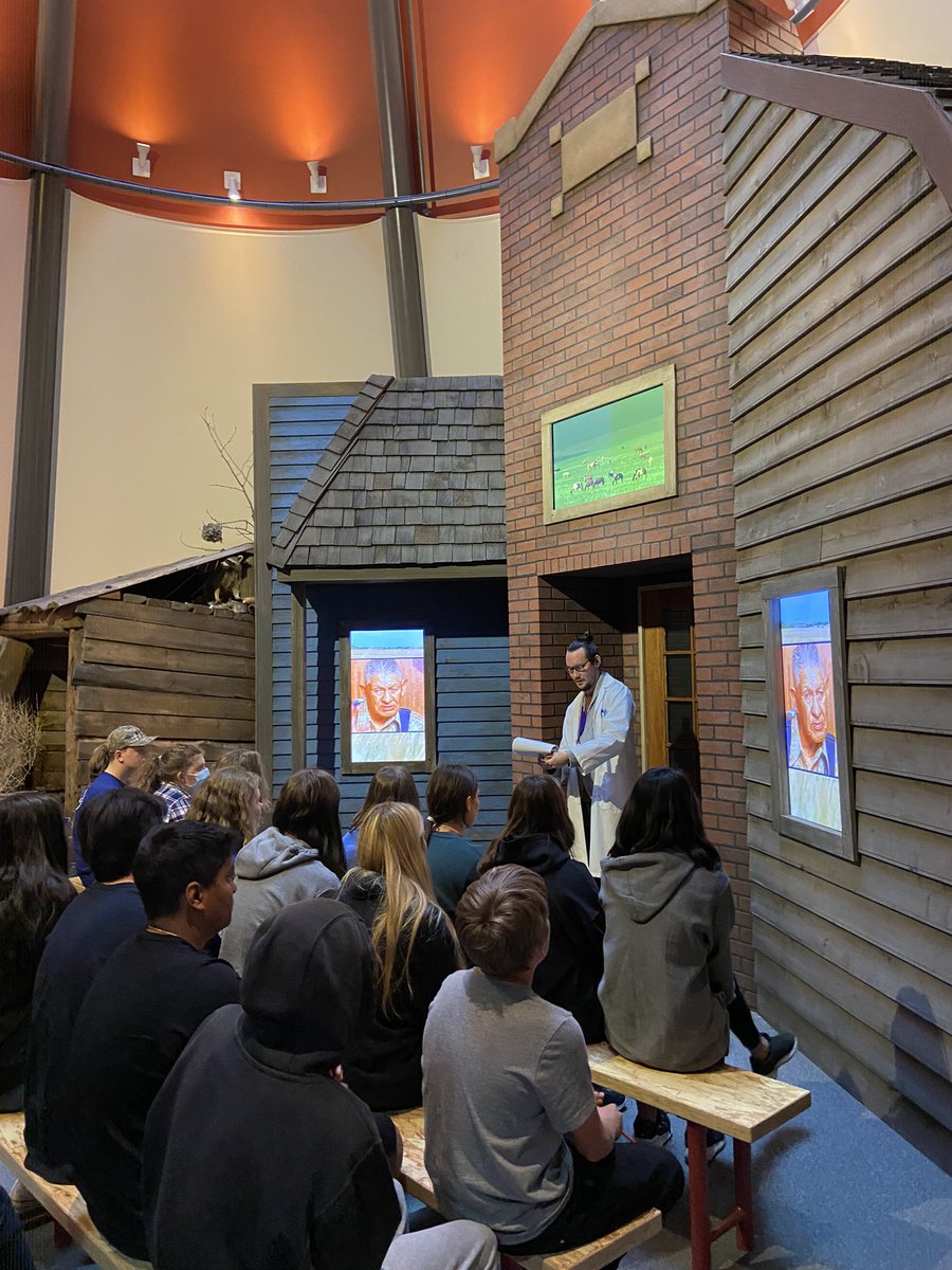 Our students engaging in Truth and Reconciliation. Blackfoot Crossing-thanks for your teachings and wisdom #wearecbe