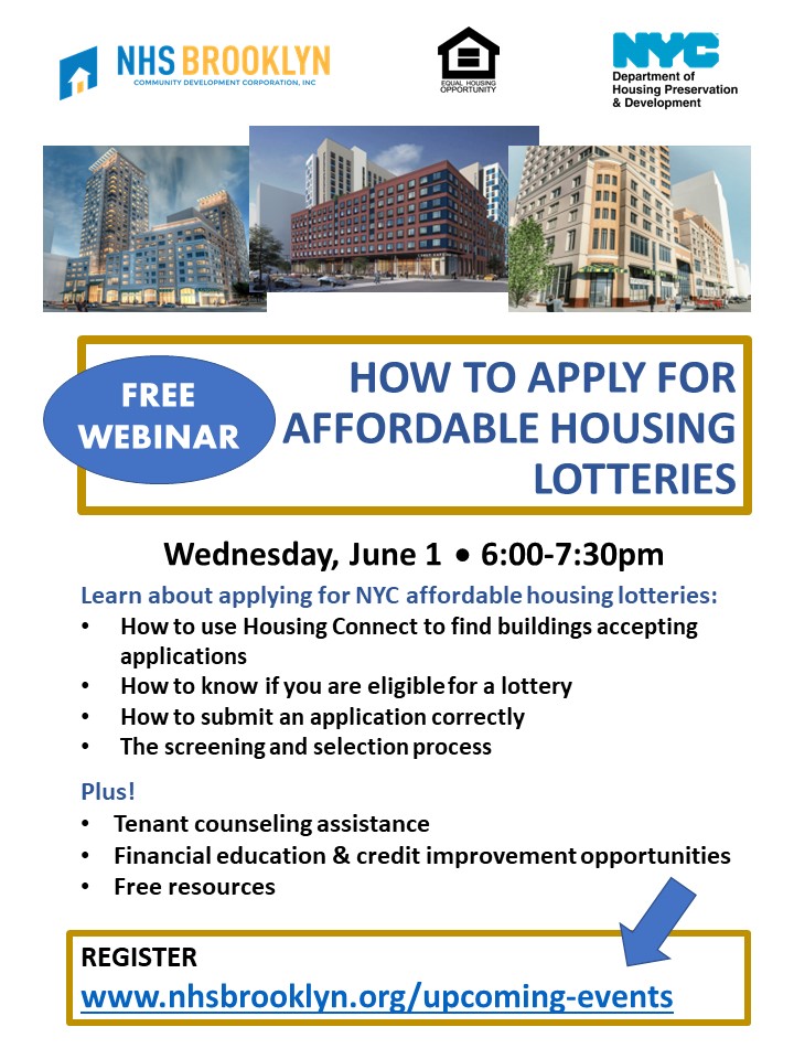 NHS Brooklyn on Twitter "inar on the howto's of NYC apartment