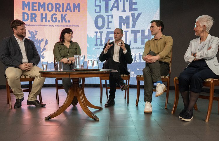 jontarcy's tweet photo. A few shots from the screening of ‘In Memoriam Dr. H.G.K.’ and ‘Inquiry into the State of My Health’ earlier this month at @HCCLondon 🎥 https://t.co/IAQZvsxSol