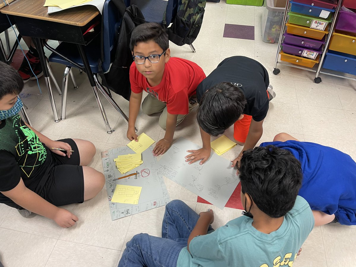 KathrynEBowden's tweet photo. Testing out our board games we madeโฆ.#hoffmannhawks https://t.co/VSXBUaCtDR