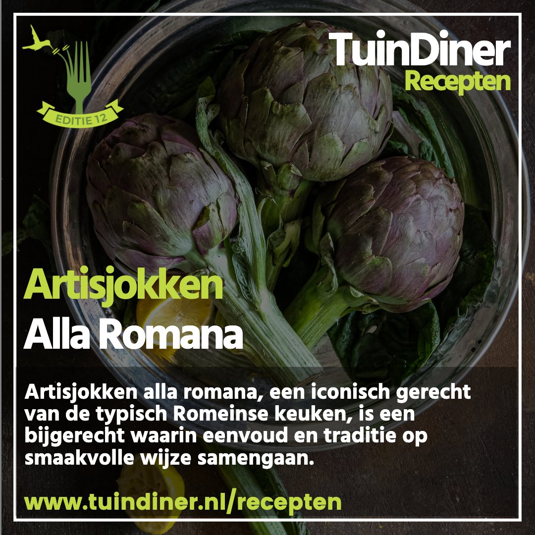 𝗔𝗿𝘁𝗶𝘀𝗷𝗼𝗸𝗸𝗲𝗻 𝗮𝗹𝗹𝗮 𝗥𝗼𝗺𝗮𝗻𝗮, een iconisch gerecht van de typisch Romeinse keuken, is een bijgerecht waarin eenvoud en traditie op smaakvolle wijze samengaan.

#spring #recipes #food #artichokes #artichoke #carciofi #tuindiner #heiloo #borsato