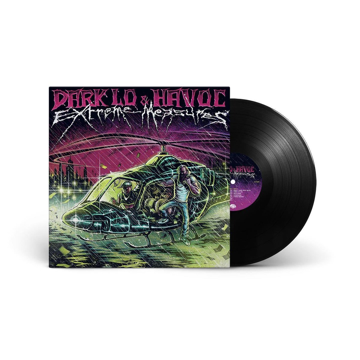 tuffkongrecords's tweet photo. @obhdarkLo  x @mobbdeephavoc “EXTREME MEASURES” vinyl FRIDAY JUNE 3rd @ 11AM EST / 5PM CET at https://t.co/W9n4b6bvQH with records ready to ship next week • Limited edition of 350 hand-numbered copies: 50 black with OBI strip, 130 magenta/mint vinyl, 170 black vinyl https://t.co/ROX56XuWYJ