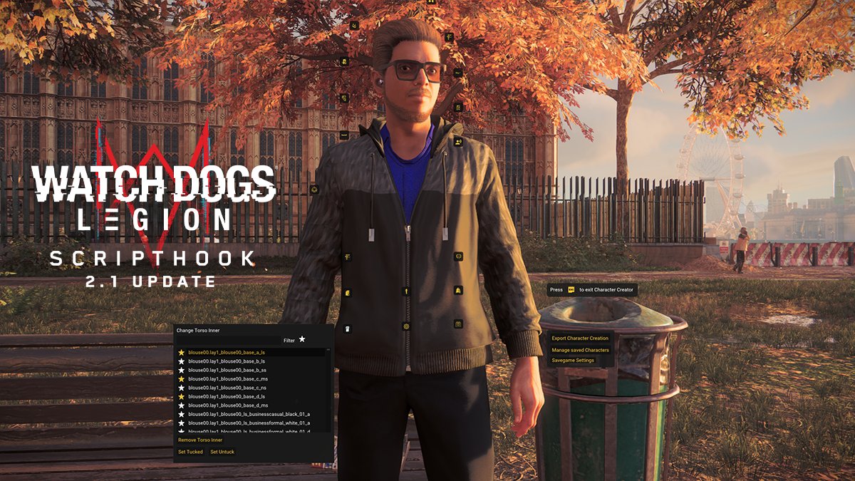 Watch Dogs Legion mod that lets you customise the world (or clip