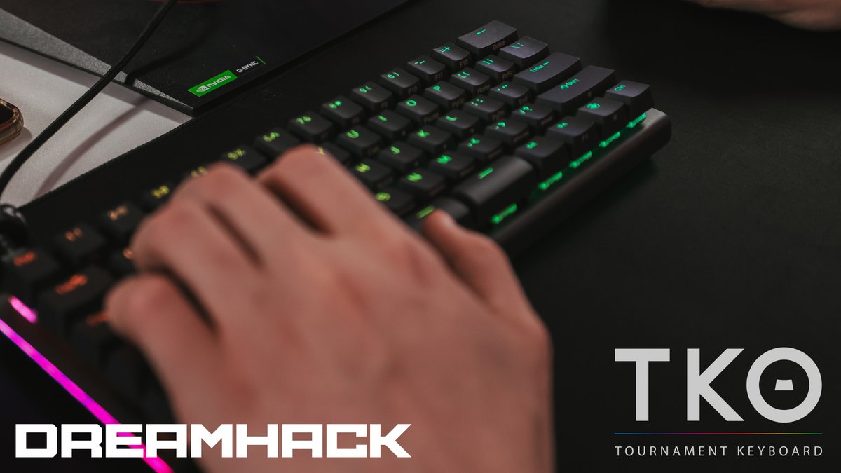 KinesisGaming's tweet photo. We're proud to announce the TKO will be the official keyboard of @DreamHack PC Freeplay for Dallas, Atlanta, and beyond.

⌨️Demo the TKO
🖥Play Games
💸Score Deals
🎁Win Prizes

And to celebrate, we're giving away passes to DreamHack Dallas THIS WEEKEND.

https://t.co/6dzZlG0ekE https://t.co/hnPeS5ycrh