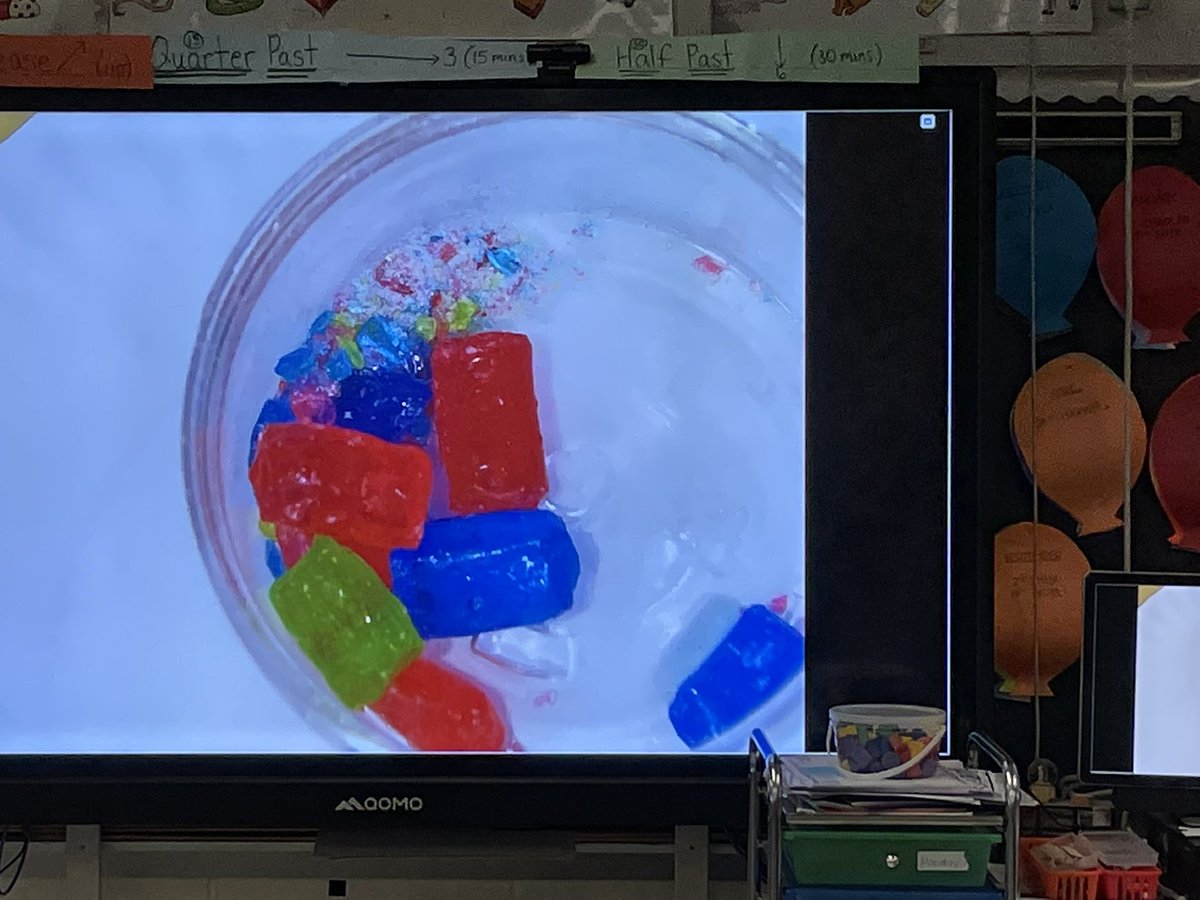 ObenTech's tweet image. Ms. Cavuto’s students used Jolly Rancher models to explain how rocks change over time @OBENSchools @McelweeTami