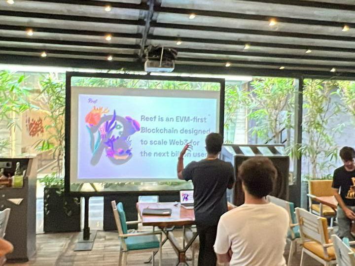 Reef_Chain's tweet image. 🎙️Reef was at the Web3 Growth Marketing Meetup, Mumbai.

🙌 It was great catching up with the Web3 community and builders on Reef’s recent developments &amp;amp; the revelations of #web3!

#buildthereef #ReefChain