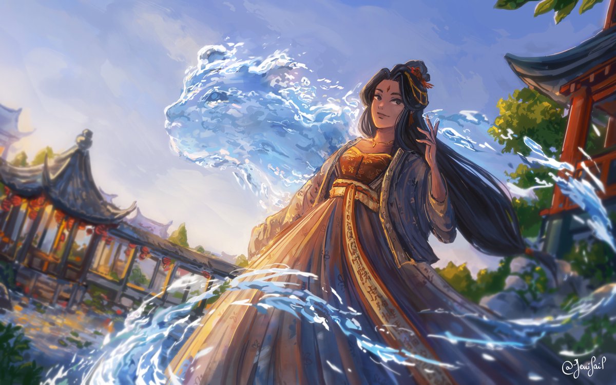 Ma dernière illustration pour l'#ATTA2022 sur le thème du nouvel an chinois :>
(je suis un peu triste que le tournoi se finisse, mais je suis super contente d'avoir été jusqu'en petite finale !)