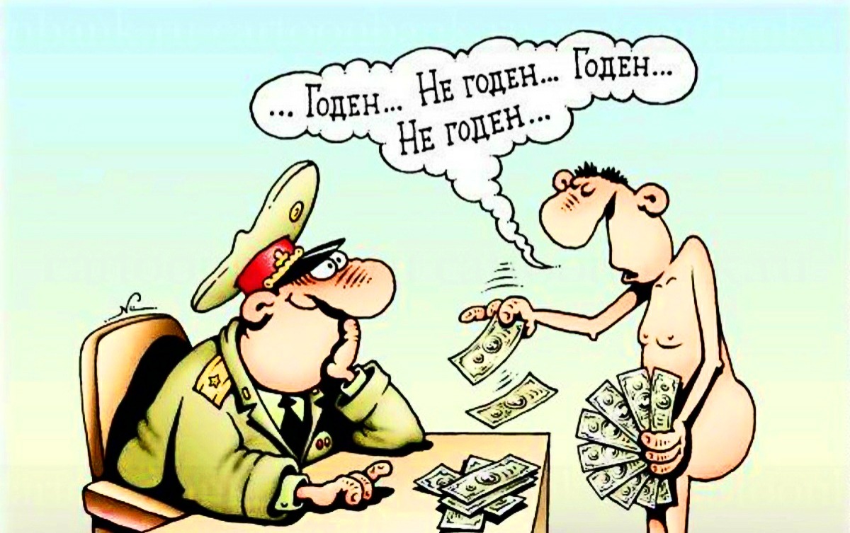 8/ Corruption starts even before someone joins the military. As  @kamilkazani has noted, only the poor or the stupid allow themselves to be conscripted. The rest get out of it by bribing a doctor or recruiting officer. The 'fee' was reportedly between $5,000-$10,000 in 2007.