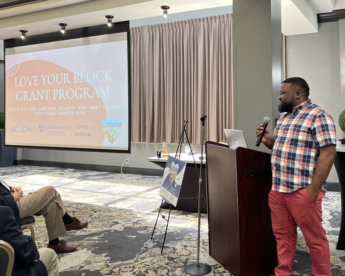 Today, Jameson was welcomed by <a href="/JacksonExchange/">JacksonExchangeClub</a> to speak about Love Your Block - Jackson, TN! Thank you, Exchange for having us. #LYBJacksonTN