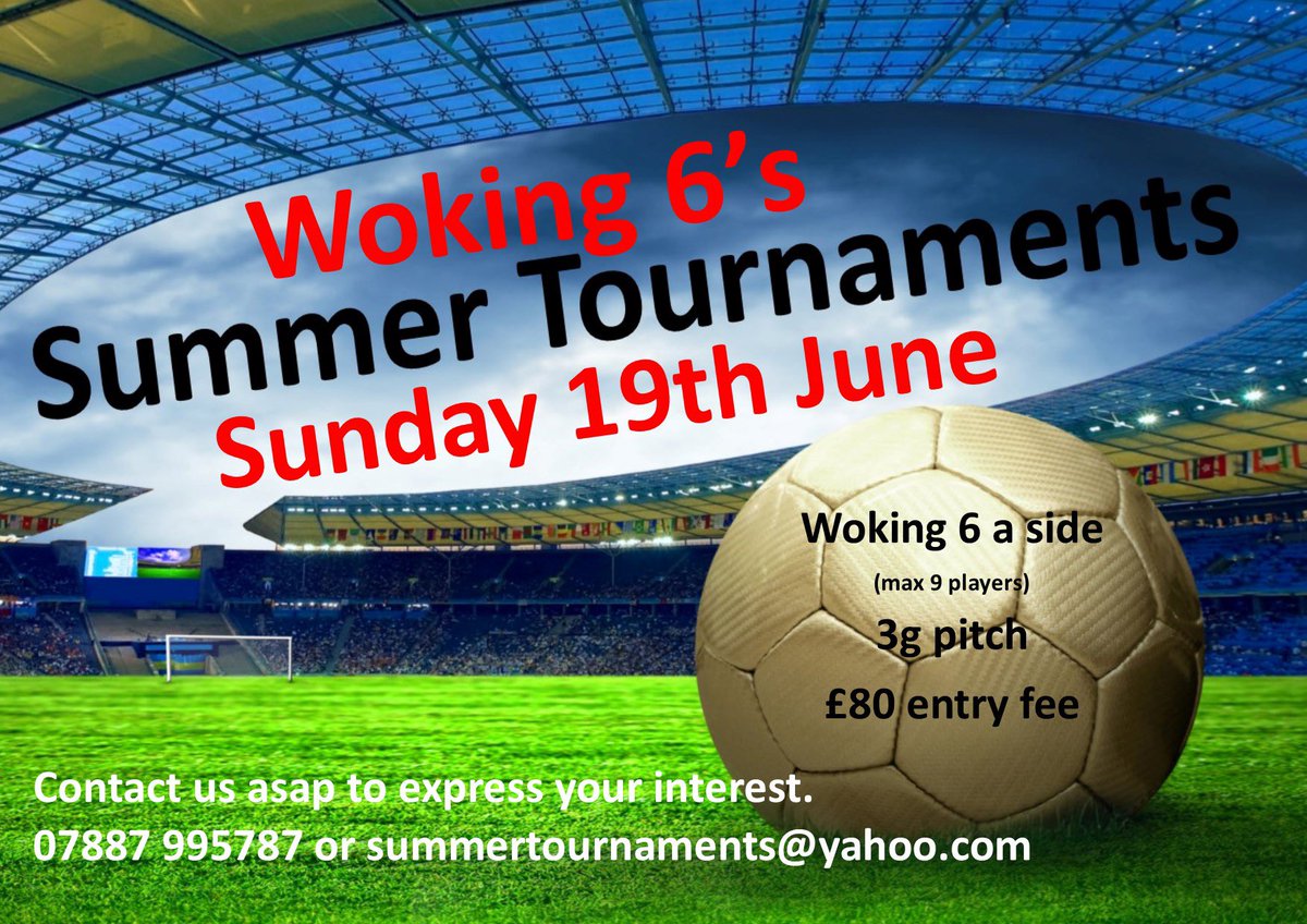 First 6 a side tournament in a while ⚽️👍