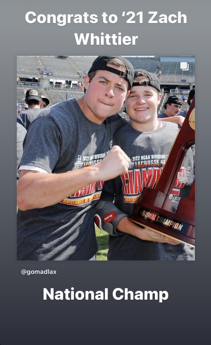 GPrep_Lacrosse's tweet photo. Congrats to Zach and the Terps! https://t.co/yoJs9yaoty