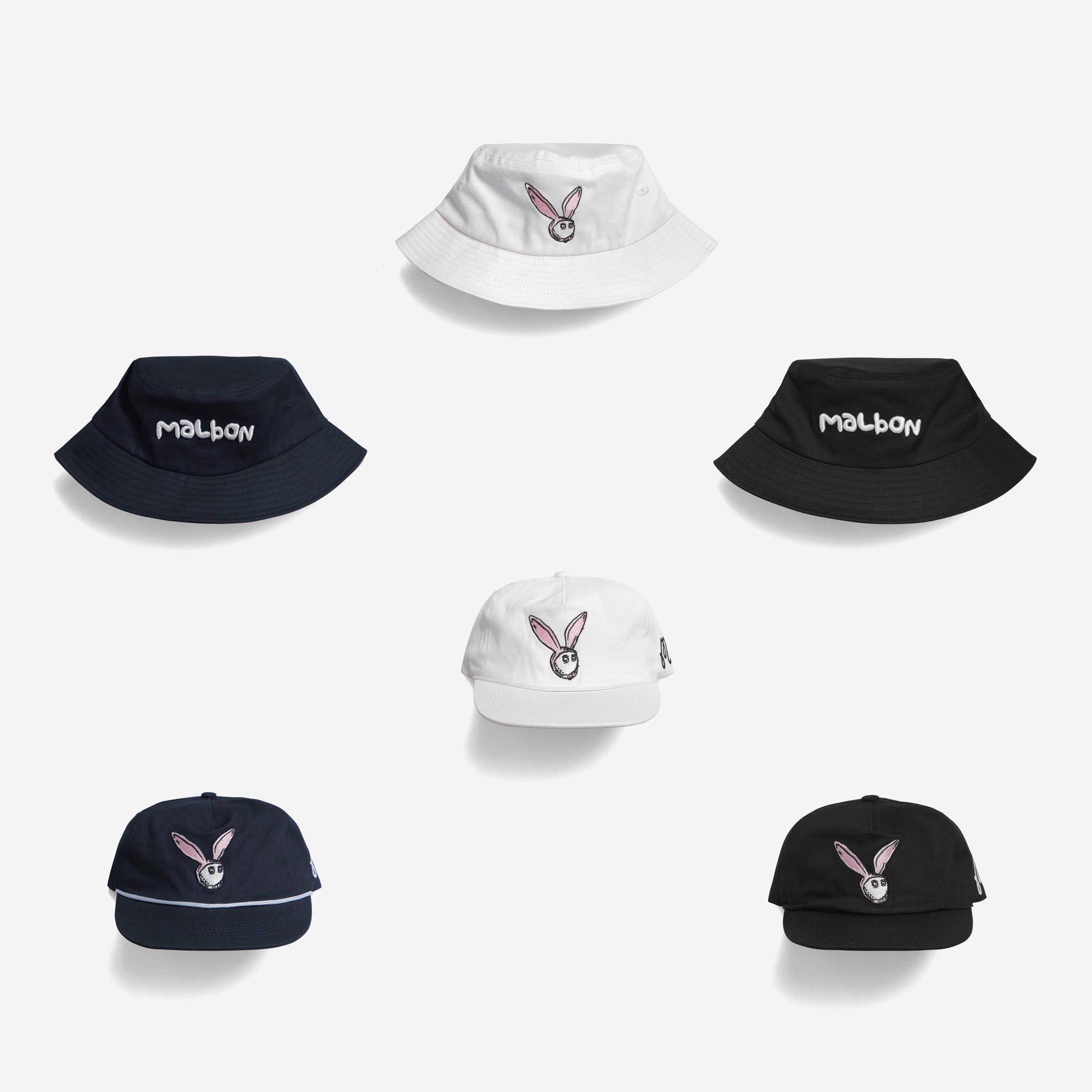 【新品・未使用】Malbon Golf - Rabbit Rope Hat Malbon Golf Cap - Two Man Scramble Rope Hat - Lt Khaki SU25