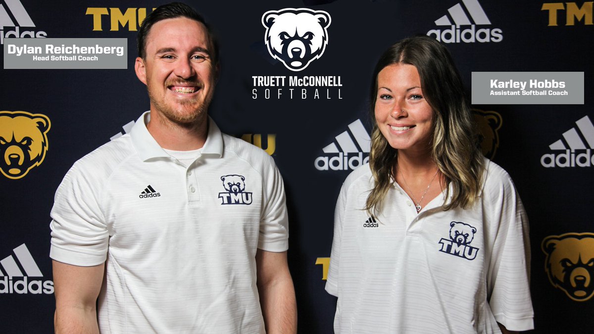 TMUBears's tweet photo. 🐻🥎Lady Bears Associate Head Coach Dylan Reichenberg promoted to official Head Coach of TMU softball, along with TMU alum  Karley Hobbs named Assistant Coach of TMU softball…#WeAreTMU @TMUSoftball https://t.co/A9Dhrc5XuR