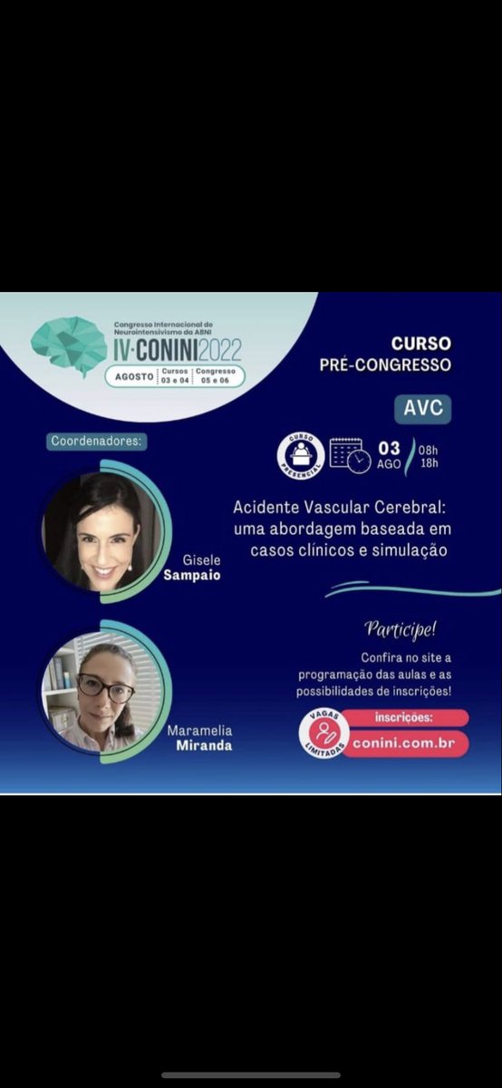 CONINI, discussing neurocriticare in Stroke. conini.com.br