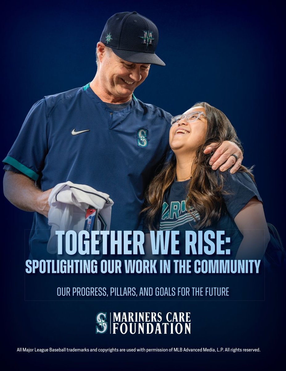 Seattle Mariners (@mariners) on Twitter photo Today, the <a href="/MarinersCare/">The Mariners Care Foundation</a> Foundation released our 2021 Community Impact Report.
We’re grateful for our partners, community members & staff who have united to support our community. It takes all of us to make our region a place where everyone can thrive. atmlb.com/3zpYVtV Today, the <a href="/MarinersCare/">The Mariners Care Foundation</a> Foundation released our 2021 Community Impact Report.
We’re grateful for our partners, community members & staff who have united to support our community. It takes all of us to make our region a place where everyone can thrive. atmlb.com/3zpYVtV