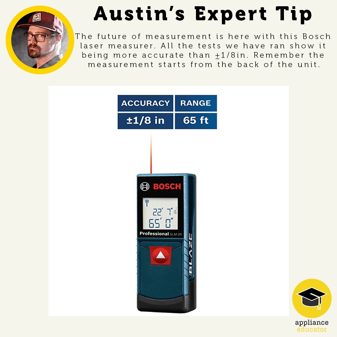 app_educator's tweet image. There is no more need for that outdated tape measure when you can get this Bosch laser measure tool. 📏

Shop now here: amzn.to/3x8SZ5N