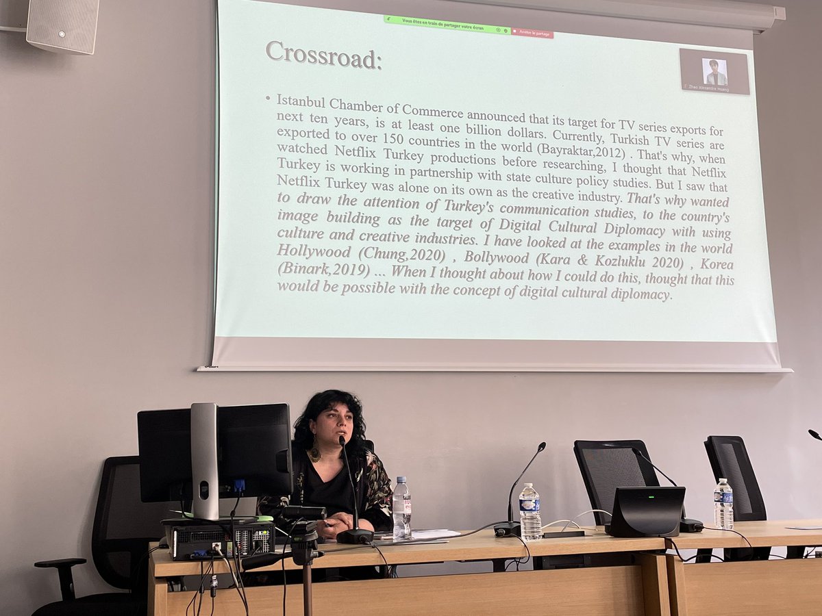 TaniaGomeZapata's tweet photo. Today early scholars presented their work in front of top academics in PD in Paris at the @ICA_PD post-conference Disruption in #PublicDiplomacy: Emerging Research &amp; Changing Practices #ica22. Big applause to them 👏🏼 ⭐️. I was in the same place 4 years ago at #ica2018 in Prague. https://t.co/xrw0CbQgZG