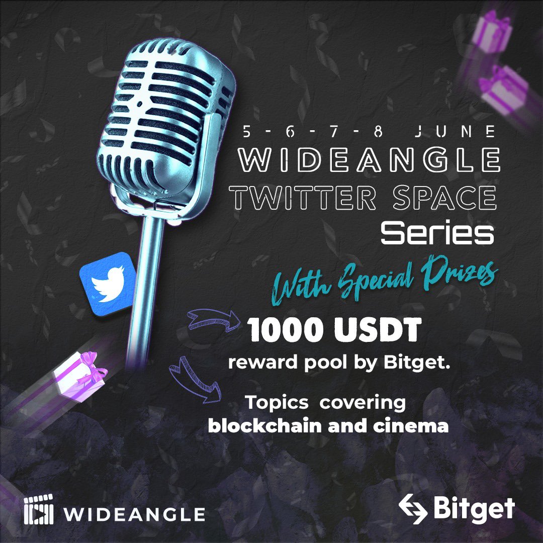 wideangle_ntwrk's tweet photo. Blockchain E-Summit  💫 powered by Bitget
.
Famous names, blockchain influencers, strong community representatives, special prizes and much more 🔥@bitgetglobal , @bitgetturkey 

.
.
#nft #nftcommunity #nftart #nftcollector #tweeterspace #nftdrop https://t.co/IXHNA6krBh