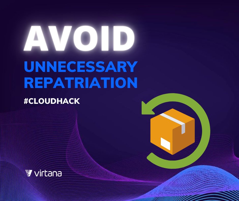 VirtanaCorp's tweet photo. #CloudHack of the day: AVOID unnecessary repatriation.
Discover, assess, and map your on-premises environments, then understand how those workloads will behave in the target public cloud environment.
Mitigate risks during #CloudMigration👇🏽https://t.co/rgZEb6Csy1 https://t.co/tGO7GC1KA5