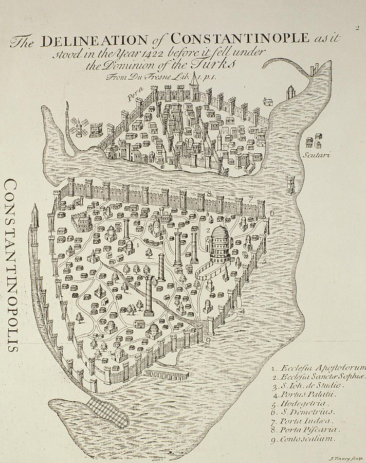 vintagemapstore's tweet photo. Map of Constantinople in 1422 by Cristoforo Buondelmonti. https://t.co/FNjDyrfMOY