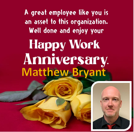 Happy 1-year work anniversary Matthew! You are simply AWESOME! #WinAs1Fam #GuinningTogether <a href="/OKC_CC_Quail/">OKC Quail Thunder</a> <a href="/mickeyB_/">Mickey Brown</a>