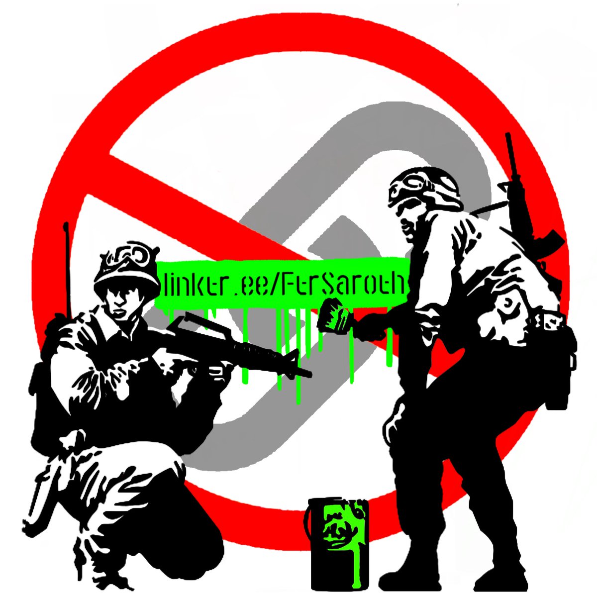 FtrSaroth's tweet photo. <<Soldiers vandalizing with link>>
Via @TokelPlatform
#remix #remixart #digitalremix
https://t.co/MTlPlXqZym https://t.co/LYewTn3fnd