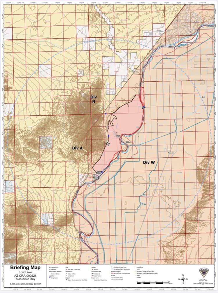 wildlandfireAZ's tweet photo. AZ-CRA #LostLakeFire Update: 5,857ac - 50% Containment; Transfer of command from the Type 3 IMT back to local management is planned for Wednesday. Full update on Inciweb: https://t.co/mQ3EJuJfzH #AZFire #CAFire https://t.co/FNxjeCWw9r
