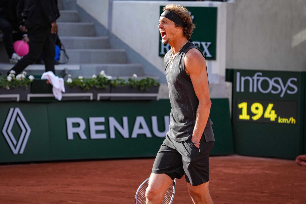 KTTouka's tweet photo. 1R ✅️
2R: ✅
3R: ✅
4R: ✅
QF: ✅
SF: ⏳️
1 🏆: ⏳️
#RolandGarros https://t.co/KFz65DxQfT