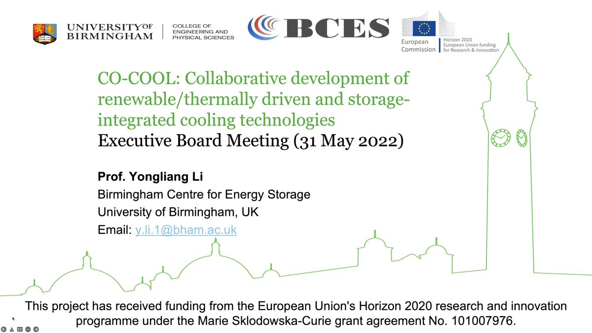 COCOOLRISE's tweet photo. Great to have the CO-COOL Executive Board Meeting today to discuss the progress and further collaboration. Looking forward the face-to-face meeting planned at the end of 2022. https://t.co/7zyhgclBks