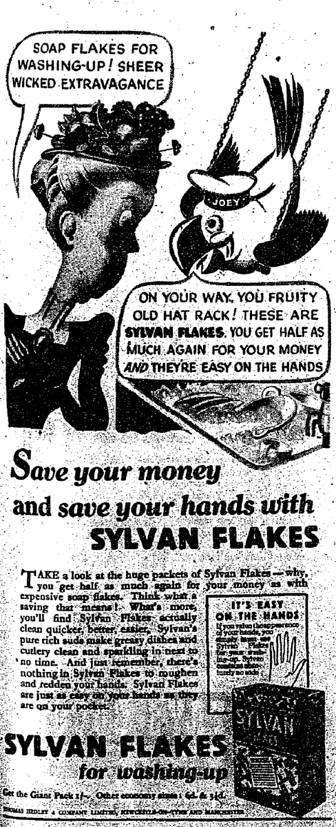 MickHayes1's tweet photo. In honour of #WorldParrotDay some #SWWads featuring the rudest brand character I have come across, but it fits a naval parrot #history #fruityoldhatrack https://t.co/vCKpZLcwgU