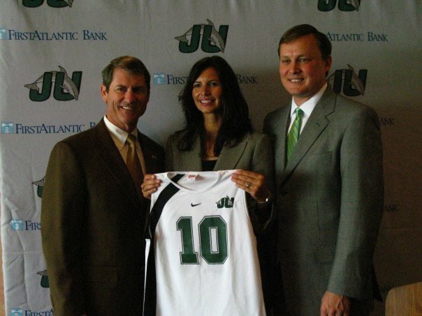 JAX_WLAX's tweet photo. Coach McCord, 

Words cannot describe the impact you’ve had on the lacrosse programs and Jacksonville University as a whole. 

From the bottom of our hearts, THANK YOU! 

#JUPhinsUp https://t.co/RBw9SA5Eqm