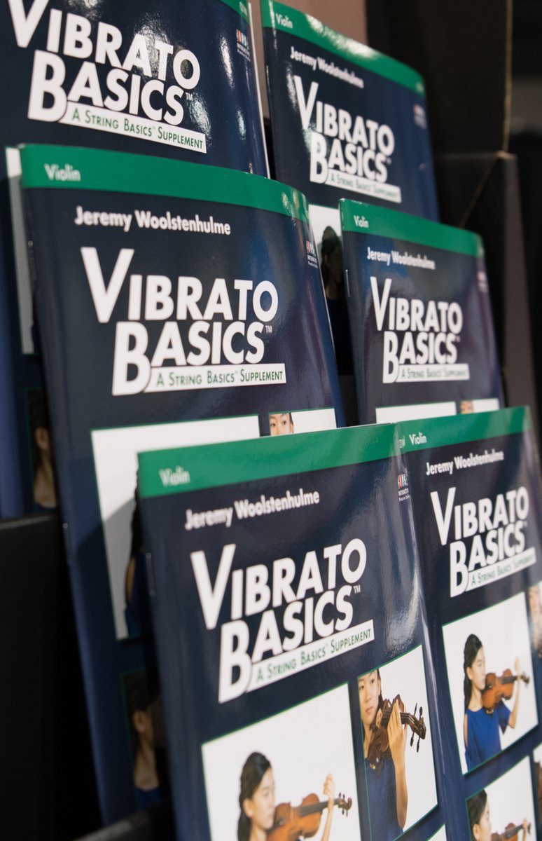 KjosMusic's tweet image. Teaching Vibrato has never been so easy!
Vibrato Basics by Jeremy Woolstenhulme with 
Wendy Barden 
Specially written for string classrooms, students of all instruments will learn step-by-step... Learn More: kjos.com/strings/method… #StringBasics #VibratoBasics #orchestralife