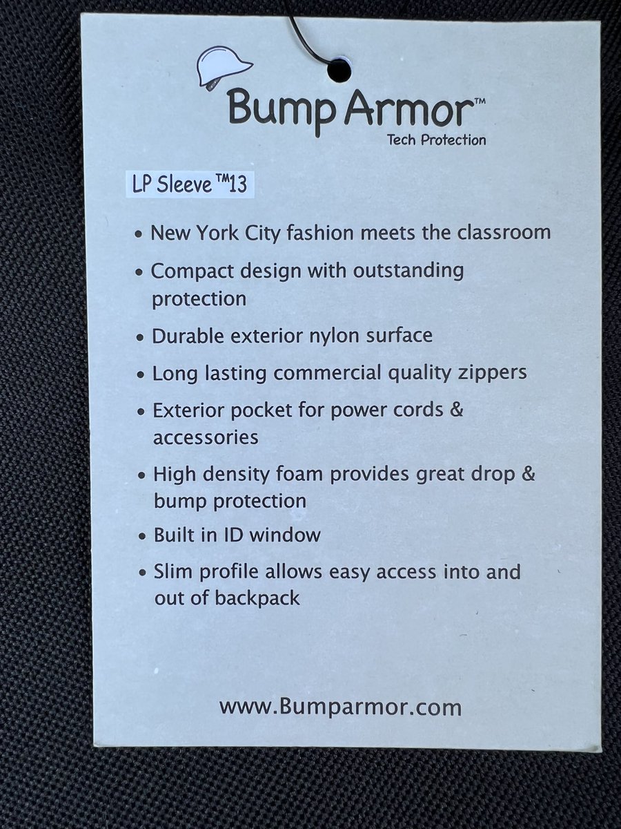 Wayne Stevens (@waynestevens1) on Twitter photo Hey, <a href="/Bumparmor/">Bump Armor</a>! I really like the LP Sleeve 13. When protecting our student Chromebooks, we must always consider “New York City fashion”. 😆 Hey, <a href="/Bumparmor/">Bump Armor</a>! I really like the LP Sleeve 13. When protecting our student Chromebooks, we must always consider “New York City fashion”. 😆
