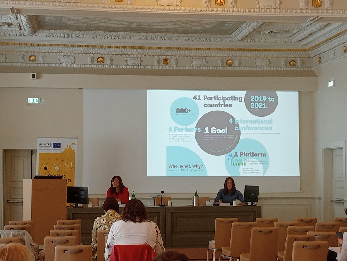 Crossinnoproje2's tweet photo. #transnationalevent
📣 Let's conclude the first day of #CROSSINNO event with speeches of  #NewEuropranBauhaus, #ECBN and @CreativeFLIP_EU about the new European trends within #culture and #economic #development!
🤩 See you tomorrow!
👉Learn more about us: https://t.co/gwJ378XHer https://t.co/U81TuwTBFy