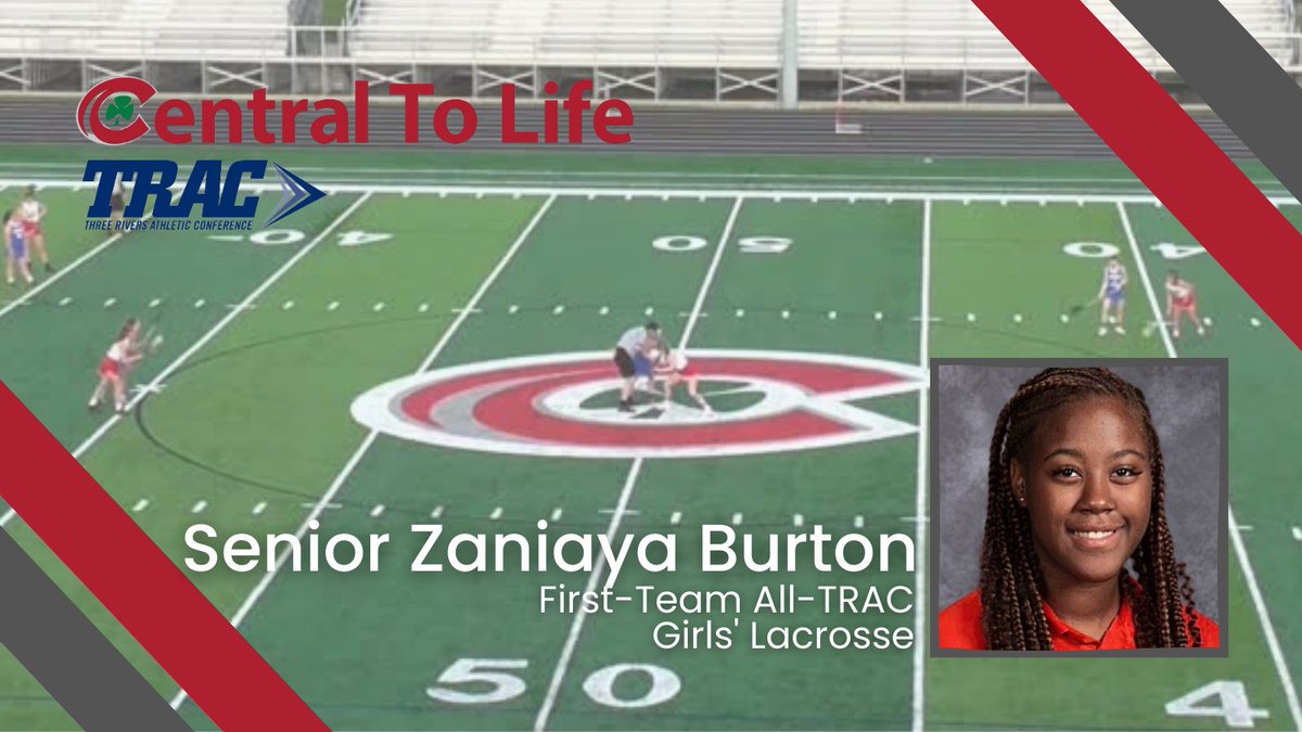 centralcatholic's tweet photo. ☘️🥍 CONGRATS to 5 members of @CCHS_GLax who earned All-@TracSports recognition!!! 
Zaniaya Burton highlighted Fighting Irish's efforts with spot on 1st team ... WAY TO GO!!! GO IRISH!!! #CentralToLife l #CentralToAthletics ☘️🥍

See Release Here ⬇️ 
https://t.co/sd5nZSPoCC https://t.co/5dZK8A9G19