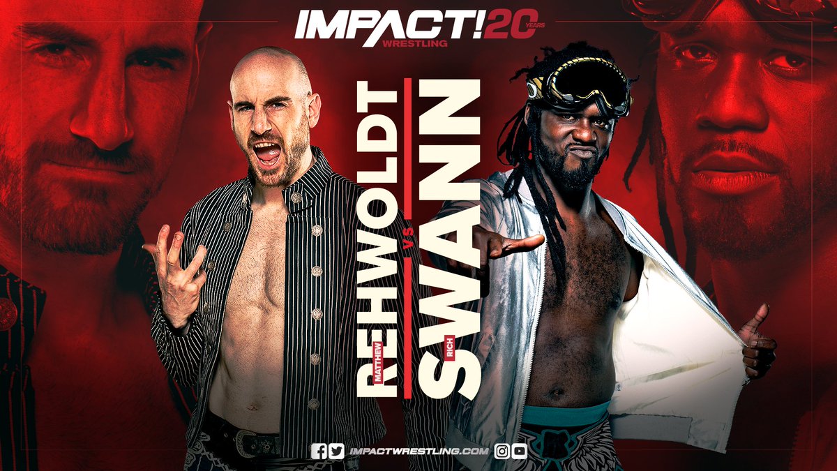fightnet's tweet photo. See @DramaKingMatt face @GottaGetSwann on @IMPACTWRESTLING at 8 p.m. ET! Watch #IMPACTonAXTV on @fightnet! https://t.co/tmaqbRyc0U https://t.co/YCmtBbQmqw