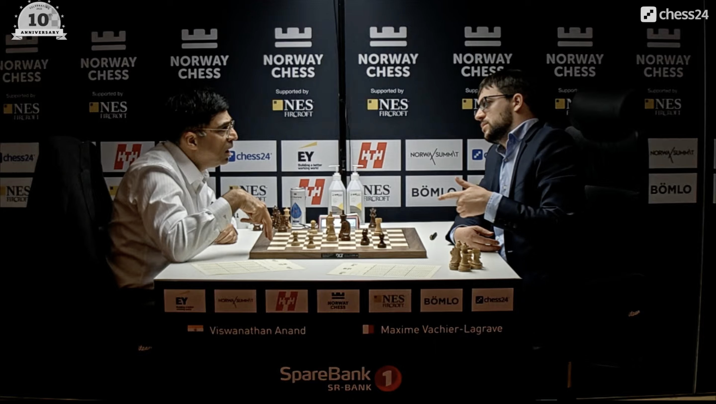 chess24.com on X: Vishy Anand isn't only back in rapid chess — he's just  beaten MVL in classical chess in Round 1 of #NorwayChess and is up to world  no. 11 on