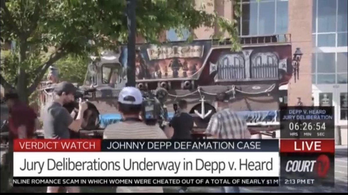 A PIRATE SHIP?! 😂⚖️

Just when you think you’ve seen it all with this trial…think again!!! 

<a href="/CourtTV/">Court TV</a> <a href="/CourtTVUK/">CourtTVUK</a> 
#DeppVsHeard #DeppHeardTrial