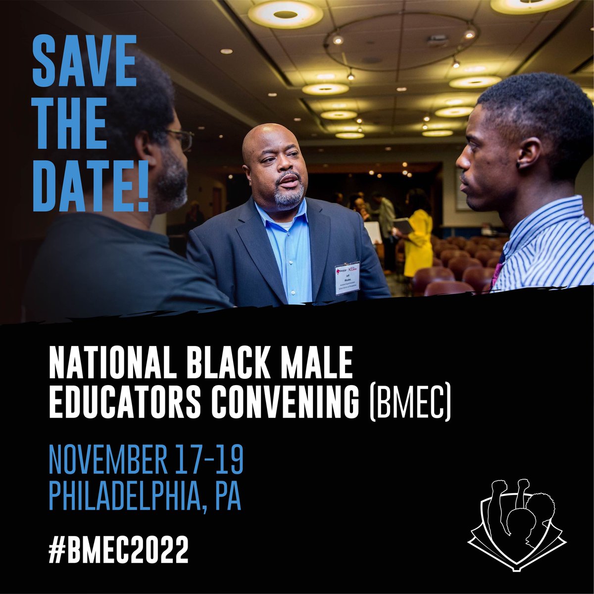 selmekki's tweet photo. A6. Build community wherever you are! Connect with like minded educators like those who attend the Black Male Educators Convening #BMEC2022 which is open to all. Support #FutureBlackTeacher www.WeNeedBlackTeachers #teachplusdiversity https://t.co/tOXbxjk8Gf