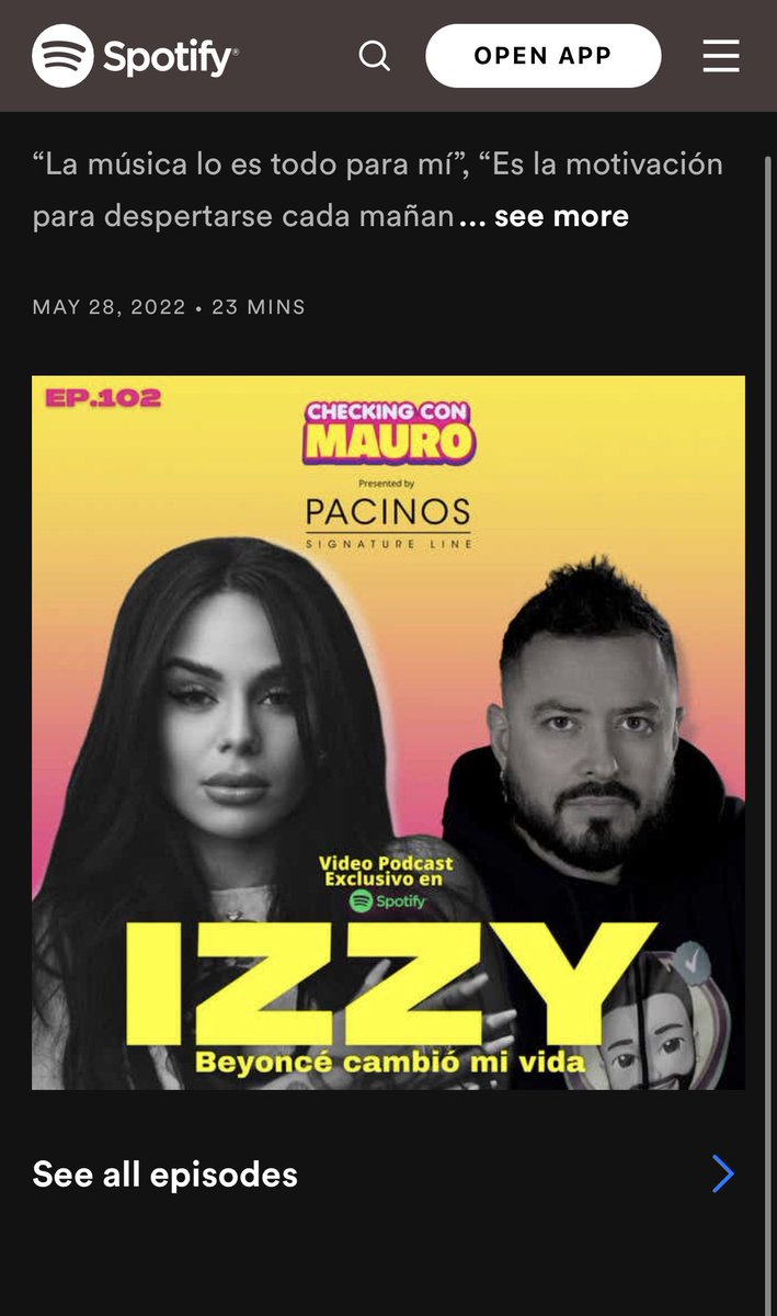 angelyrosich's tweet photo. Izzy la reina y Mauro Londono #Spotify #podcast #izzylareina #maurolondono #rapublicity #angelyrosich https://t.co/TDZOpB6ycK