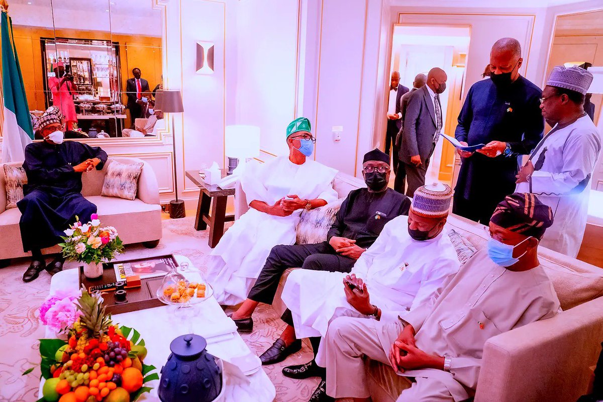 I welcome President Buhari to the Kingdom of Spain on a State visit.. I worked tirelessly for this moment.. It’s one of the best days of my life.. I was full of euphoria on his arrival. Live long Nigeria and Spain!