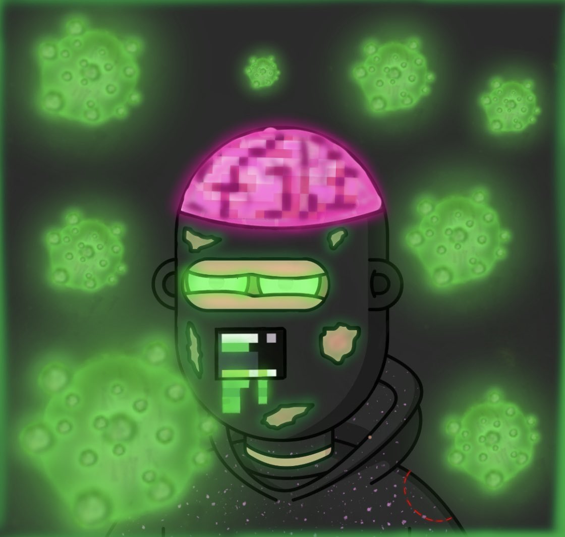 My 2nd fan art, Possessed Version after being infected by radiations. 

#posse #pssssd