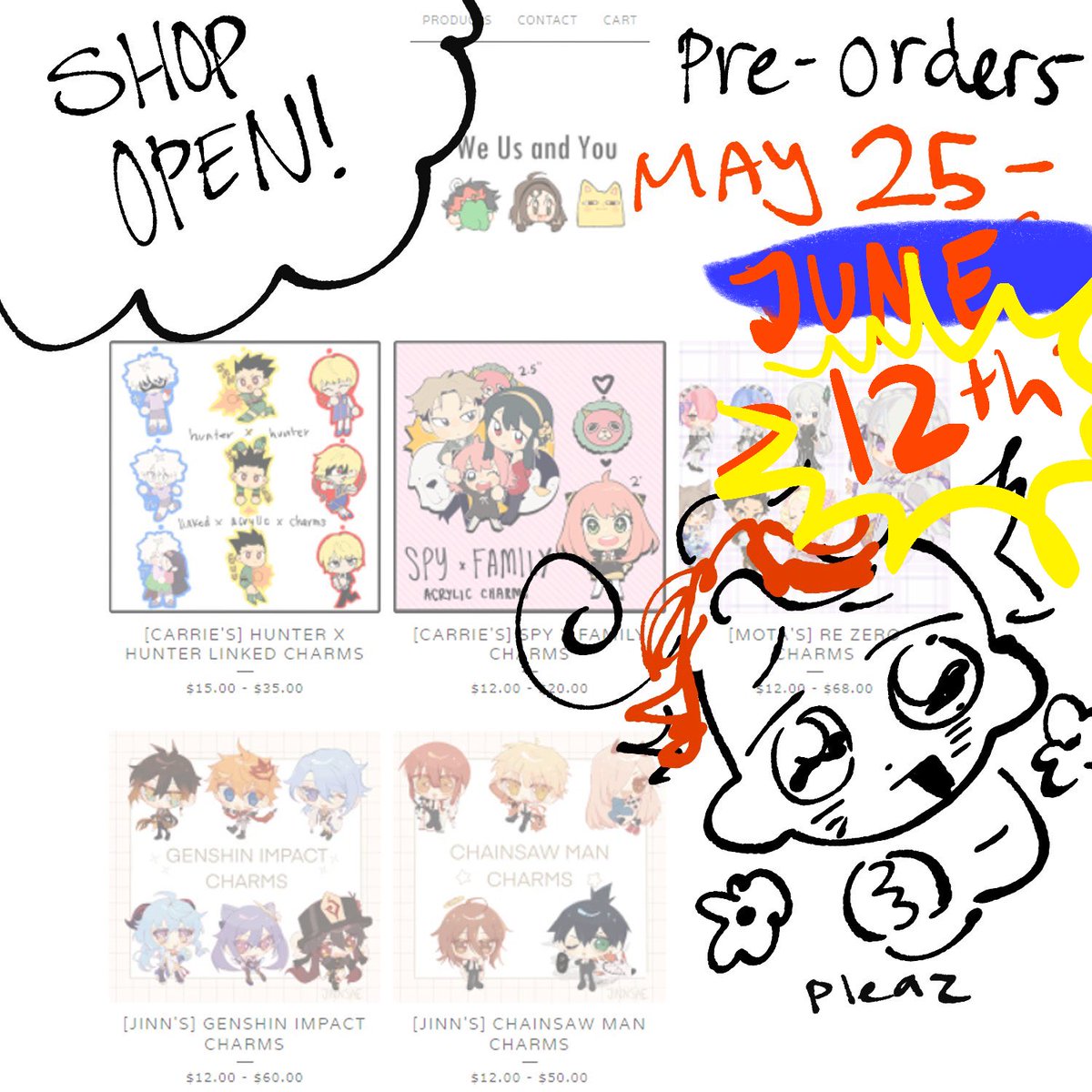 PREORDERS EXTENDED !@! forgot to announce dat ehe.. https://t.co/P5Tkc2zBBF 