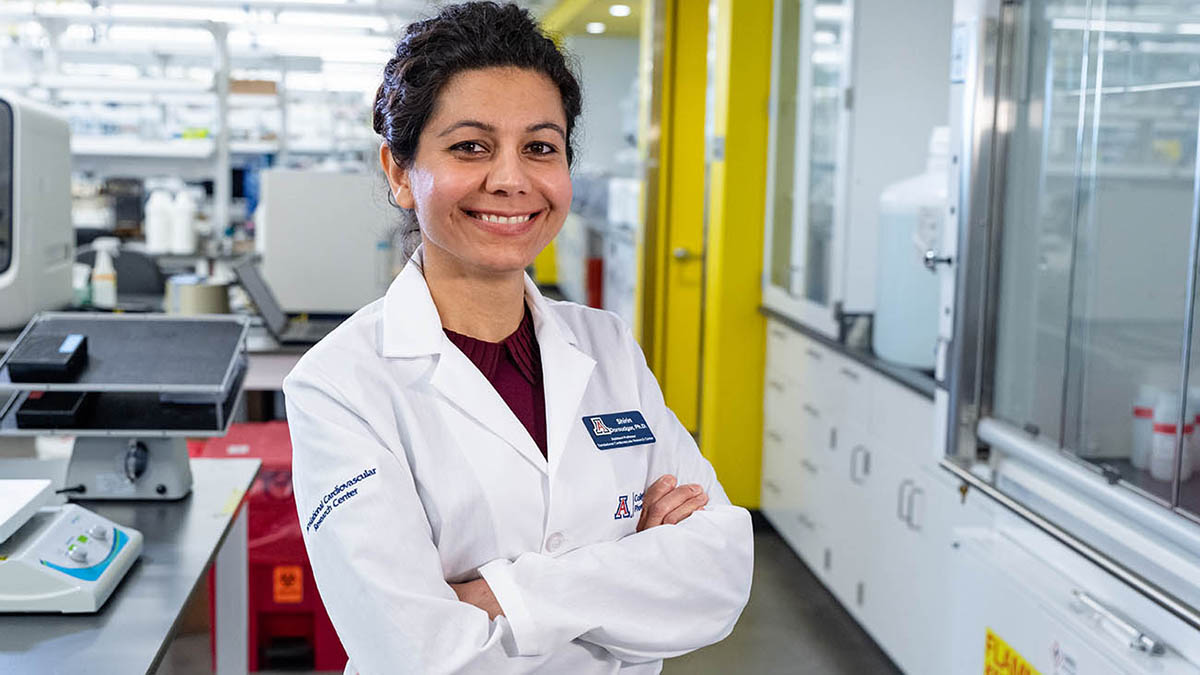 Shirin Doroudgar, PhD, assistant professor in Internal Medicine at <a href="/uazmedphx/">UAZ Medicine - Phoenix</a>, is one of four 2022 recipients of the #UAZHealth Career Development Awards program for her research on the molecular changes in the heart. Read more: bit.ly/3m6n1BH