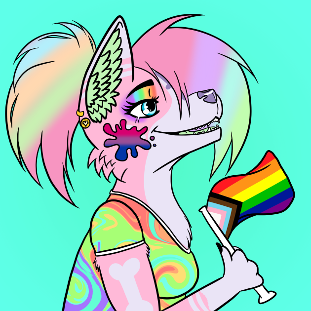 🌈 In honor of pride month, I will be doing small commissions by donation! 🌈 
The minimum donation will be 5 dollars!
5.00 Headshot 
10.00 half body
20.00+ half body shaded 
There are limited spots so act fast and happy pride yall! 🏳️‍🌈 🏳️‍⚧️
DM TO CLAIM #pride #furry #commissions