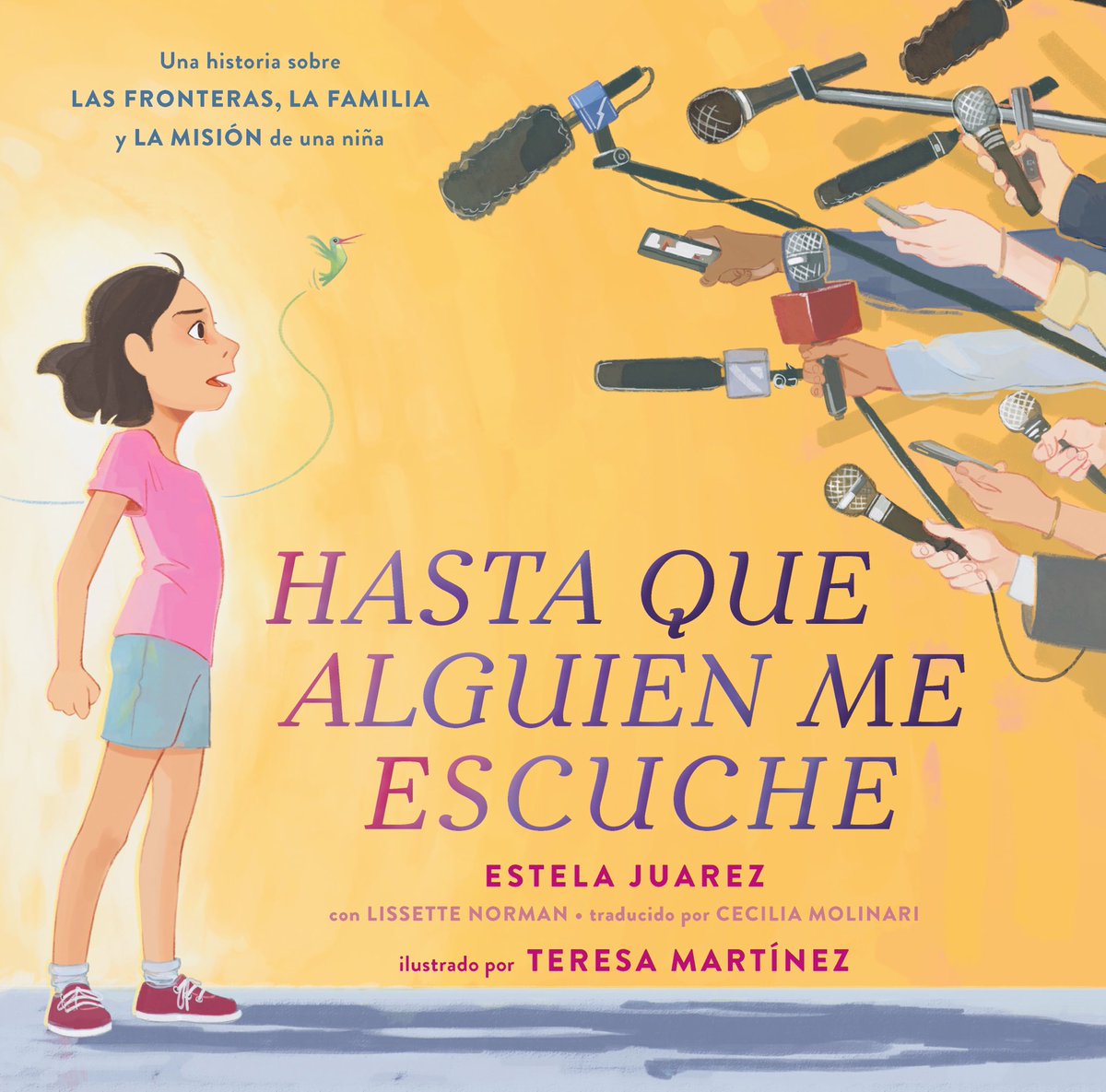 Alemilitarywife's tweet photo. Happy to share the cover of Estela’s book: UNTIL SOMEONE LISTENS co-written w/ @lissettejnorman &amp; beautifully illustrated by Teresa Martinez @teresamtz! Thank you @EditorHsu &amp; team @ Roaring Brook/Macmillan &amp; my agent @jcastillobooks! Out on 9/13/22. #kidlit #PB @MacKidsBooks https://t.co/Z9xnbKUDhR