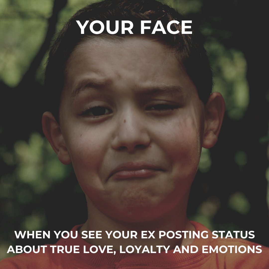 You might not be posting about finding true love and actually living happily ever after — or maybe you are — but the point is, it's sometimes annoying when your ex does it.

Did you ever feel like this?

#divorcememe #divorcehumor #divorcedlife  #divorcedandhappy #florida