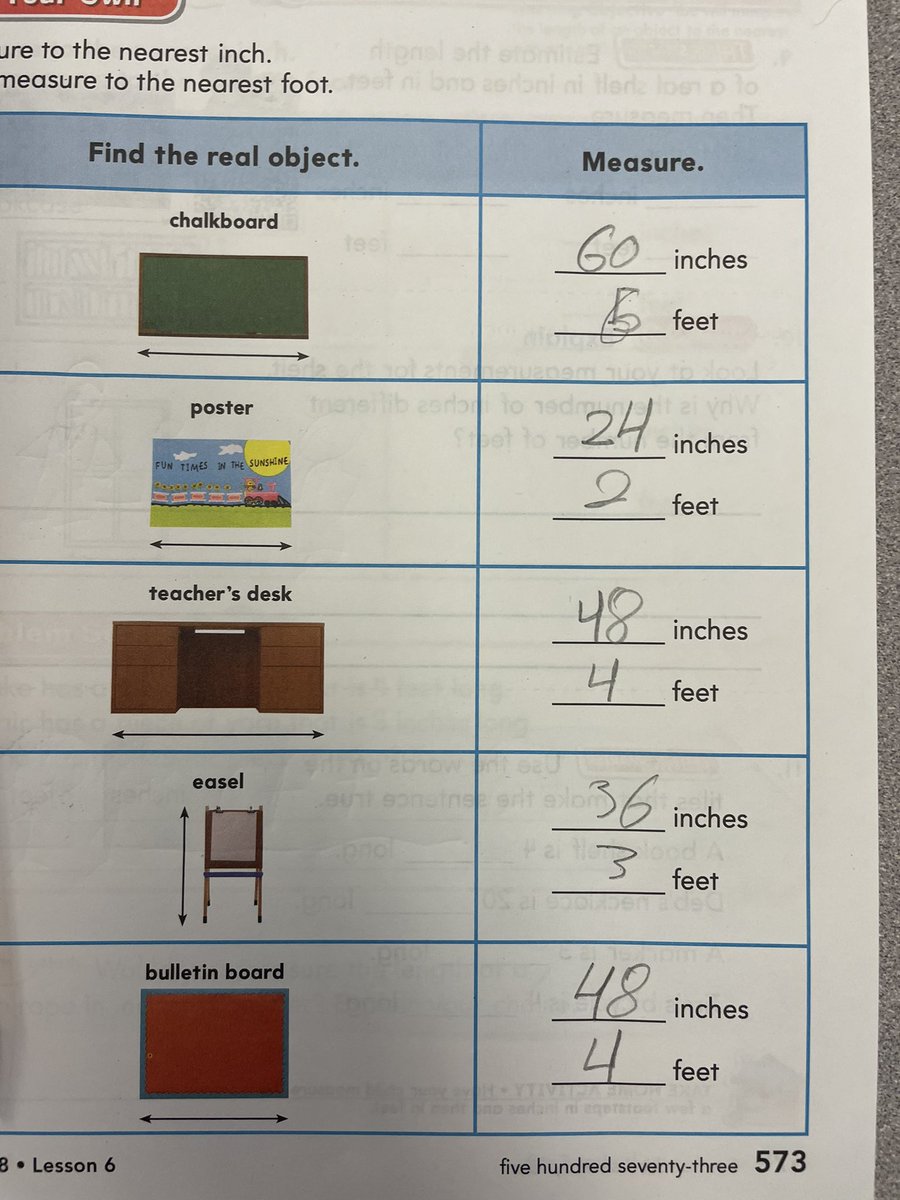 The heat didn’t stop these second grade mathematicians! We did some measuring today!