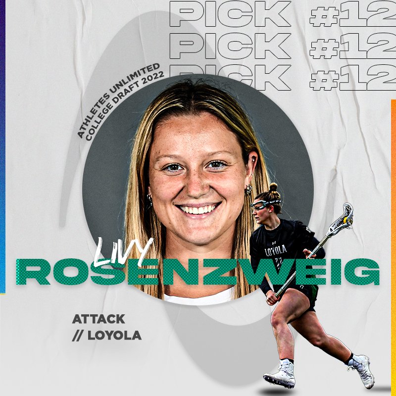 Athletes Unlimited (@auprosports) on Twitter photo Go Hounds! ๐ถ
Standout attacker from <a href="/LoyolaWLax/">Loyola Lacrosse</a>, <a href="/LivyRosenzweig/">Livy Rosenzweig</a>, has earned an invitation to play with Athletes Unlimited! Go Hounds! ๐ถ
Standout attacker from <a href="/LoyolaWLax/">Loyola Lacrosse</a>, <a href="/LivyRosenzweig/">Livy Rosenzweig</a>, has earned an invitation to play with Athletes Unlimited!