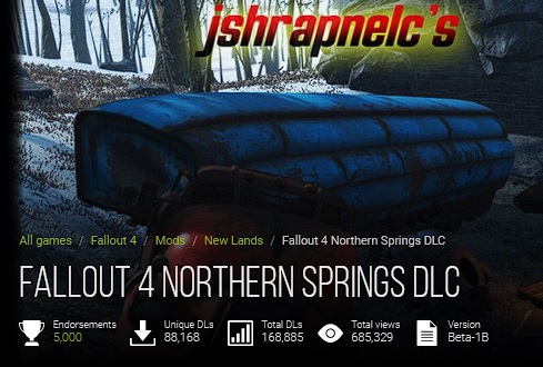 My Northern Springs has reached a massive milestone!!!
5000 endorsments!
nexusmods.com/fallout4/mods/…
I thank you all for the love and support you have given me all throughout these years! It's been a very bumpy road, but I only see great things to come ❤

#twitch #twitchtv #Fallout4